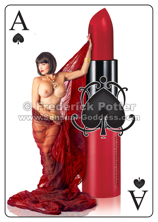 SG poker size Ace Spades